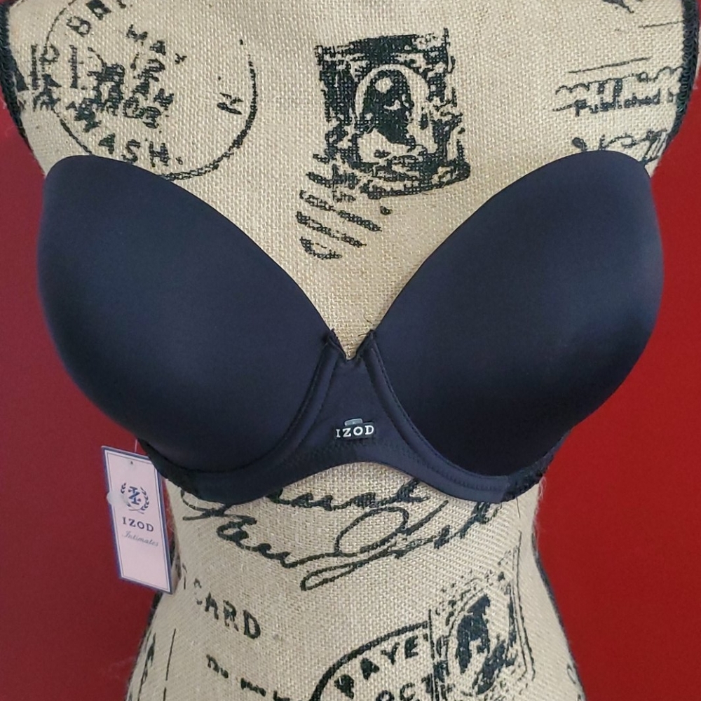 Women's Izod Black Strapless Bra